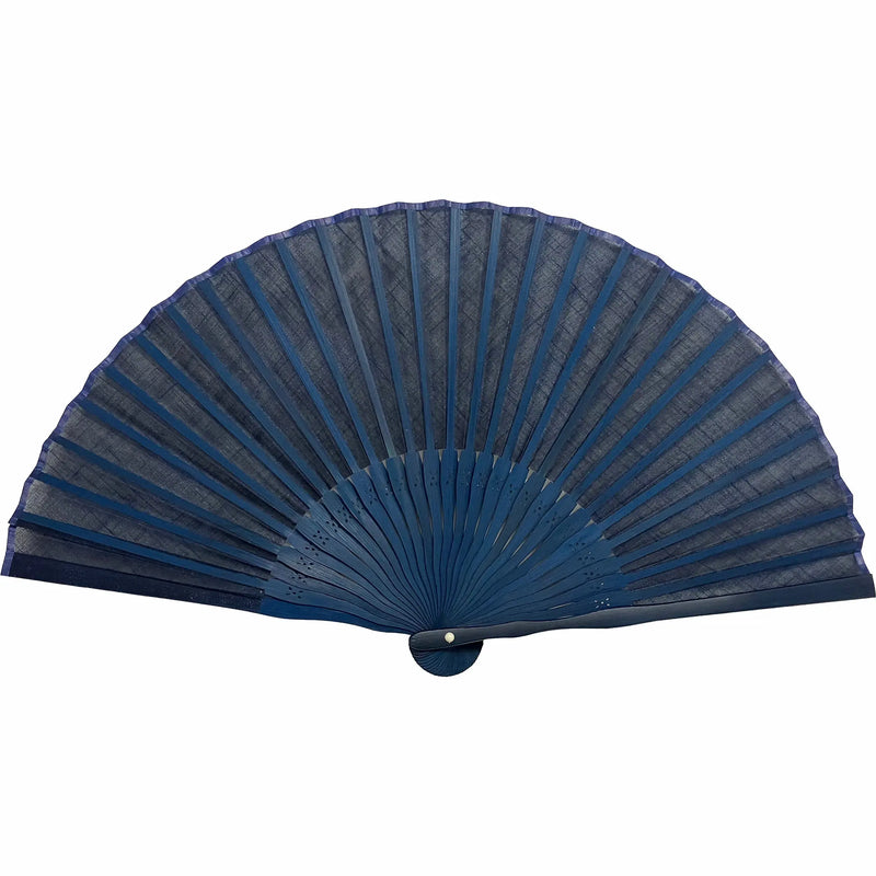 [2024 New Works] Indigo Dyeingfolding fanRipplesfolding fanWith bag and paper box