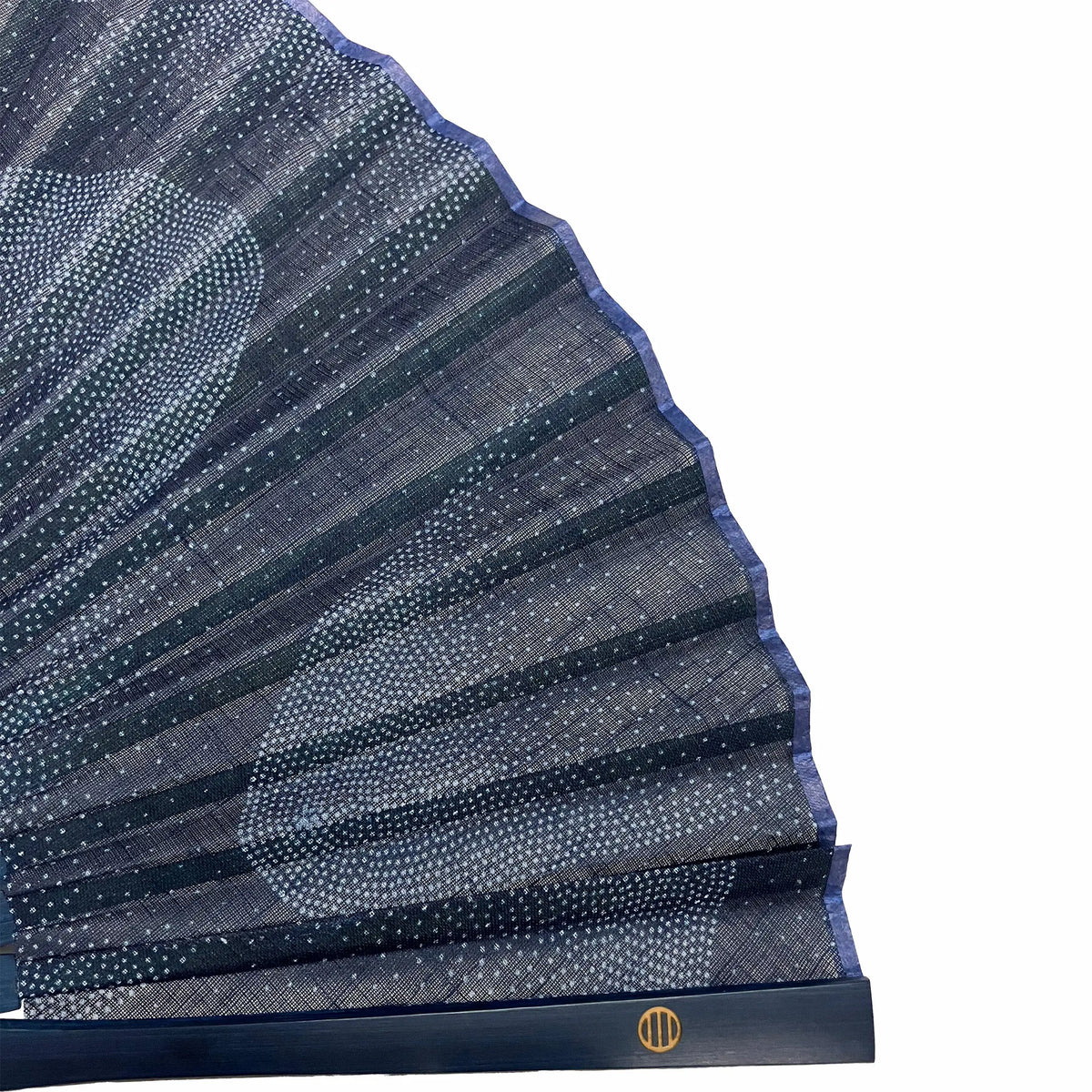 [2024 New Works] Indigo Dyeingfolding fanRipplesfolding fanWith bag and paper box