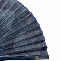 [2024 New Works] Indigo Dyeingfolding fanRipplesfolding fanWith bag and paper box