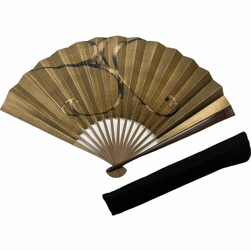 Edo fan set No.30, Asanoha, Ball, light red, in paper box