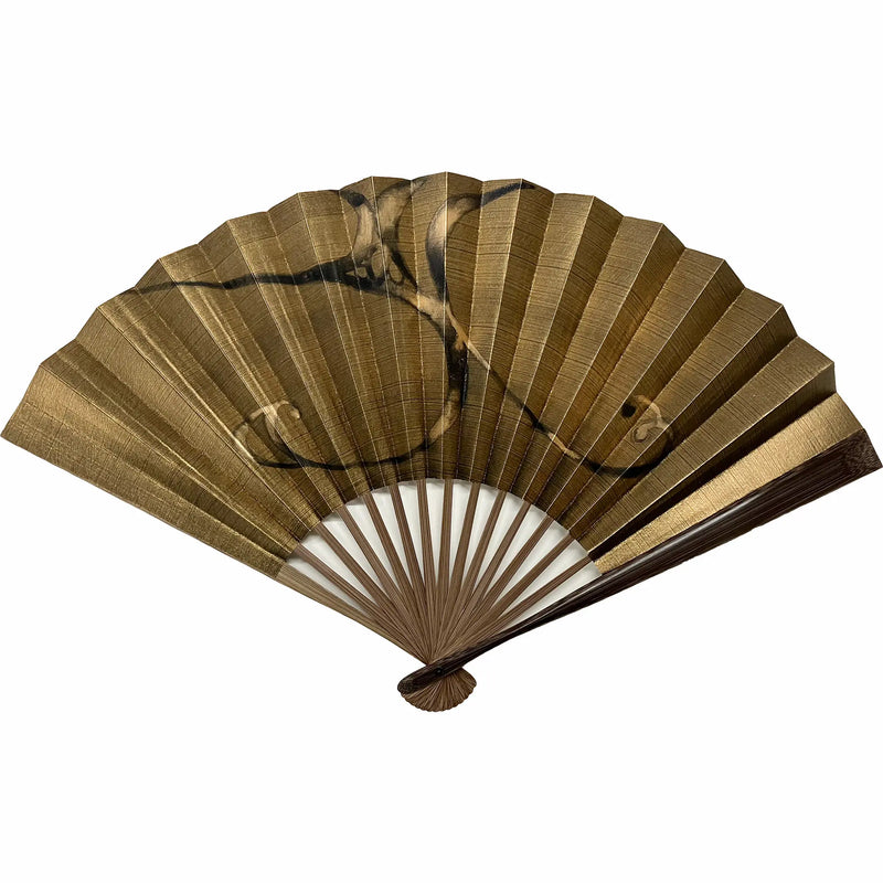 Edo fan set No.30, Asanoha, Ball, light red, in paper box